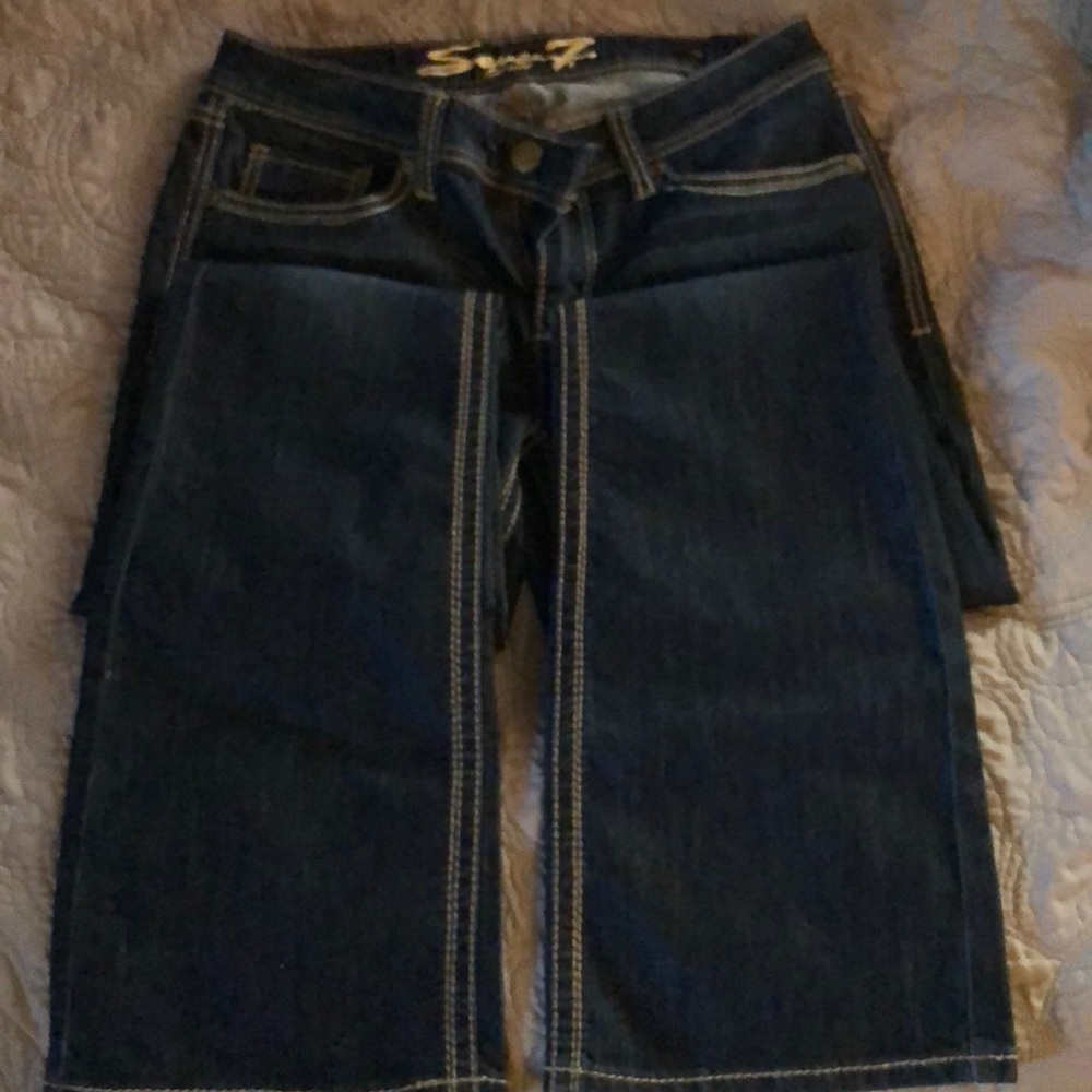 Seven7 jeans size 10 length 33in bootcut